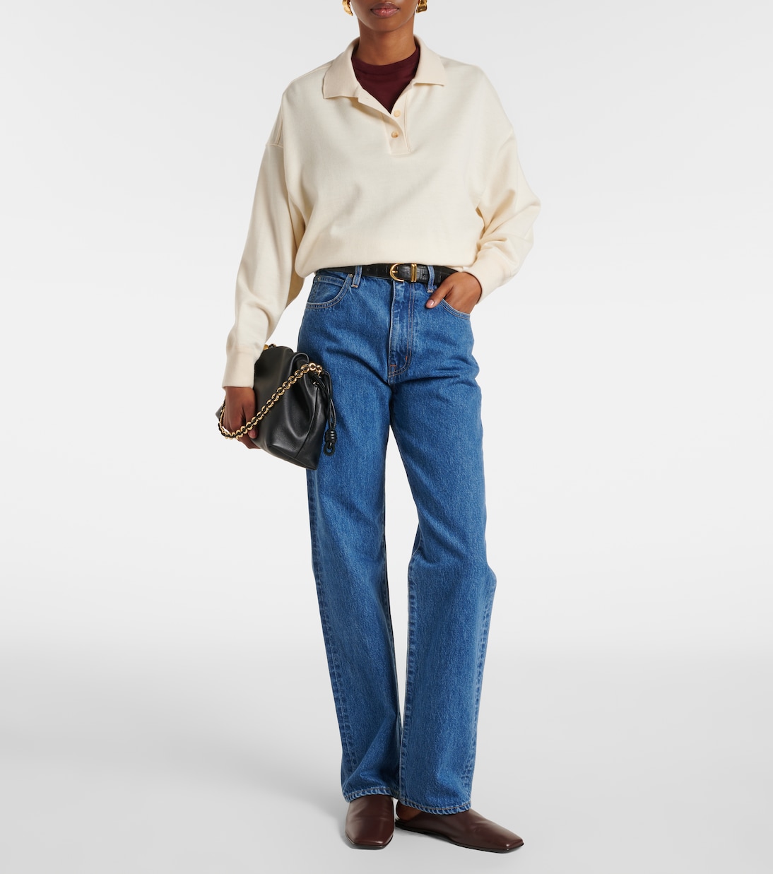 London high-rise straight jeans | Slvrlake