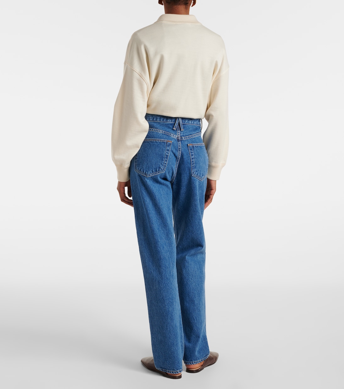 London high-rise straight jeans | Slvrlake