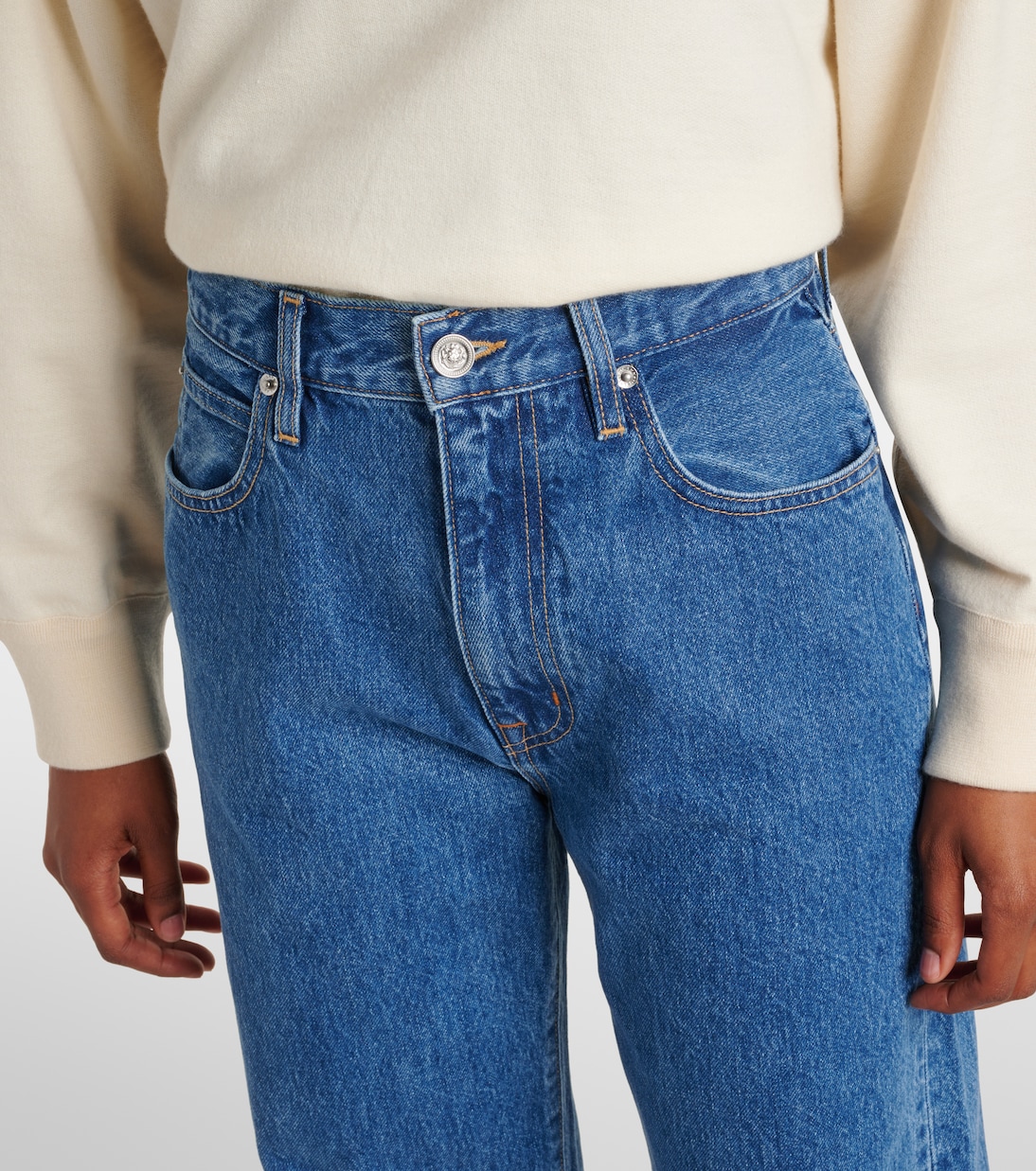 London high-rise straight jeans | Slvrlake