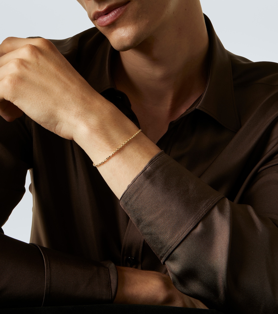 Bracelet chaîne en or 14 ct | Sydney Evan