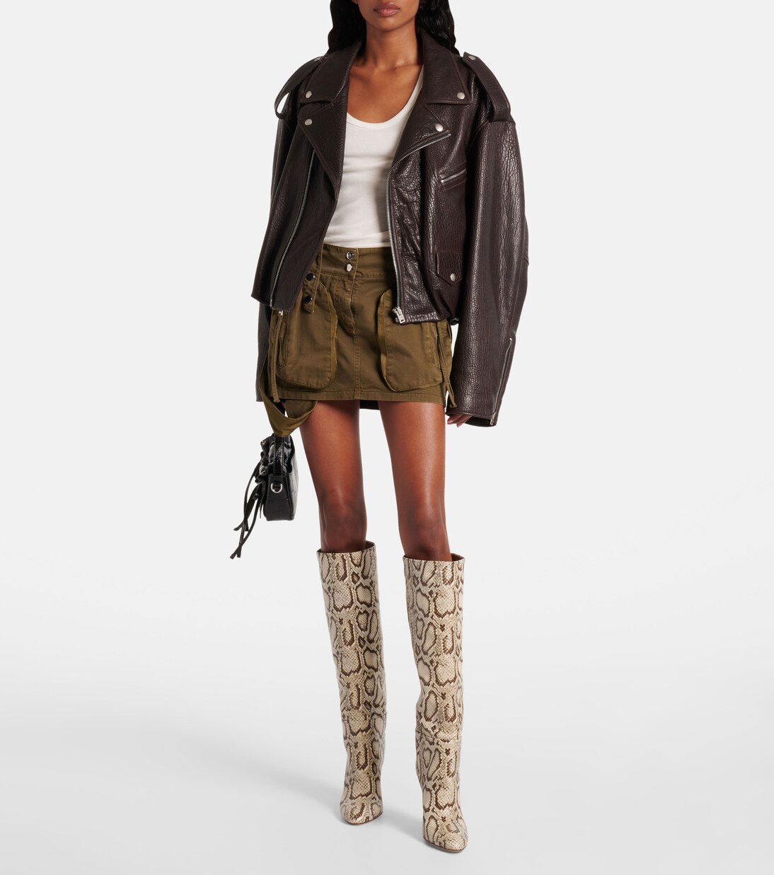Lavinia 100 leather knee-high boots | Paris Texas