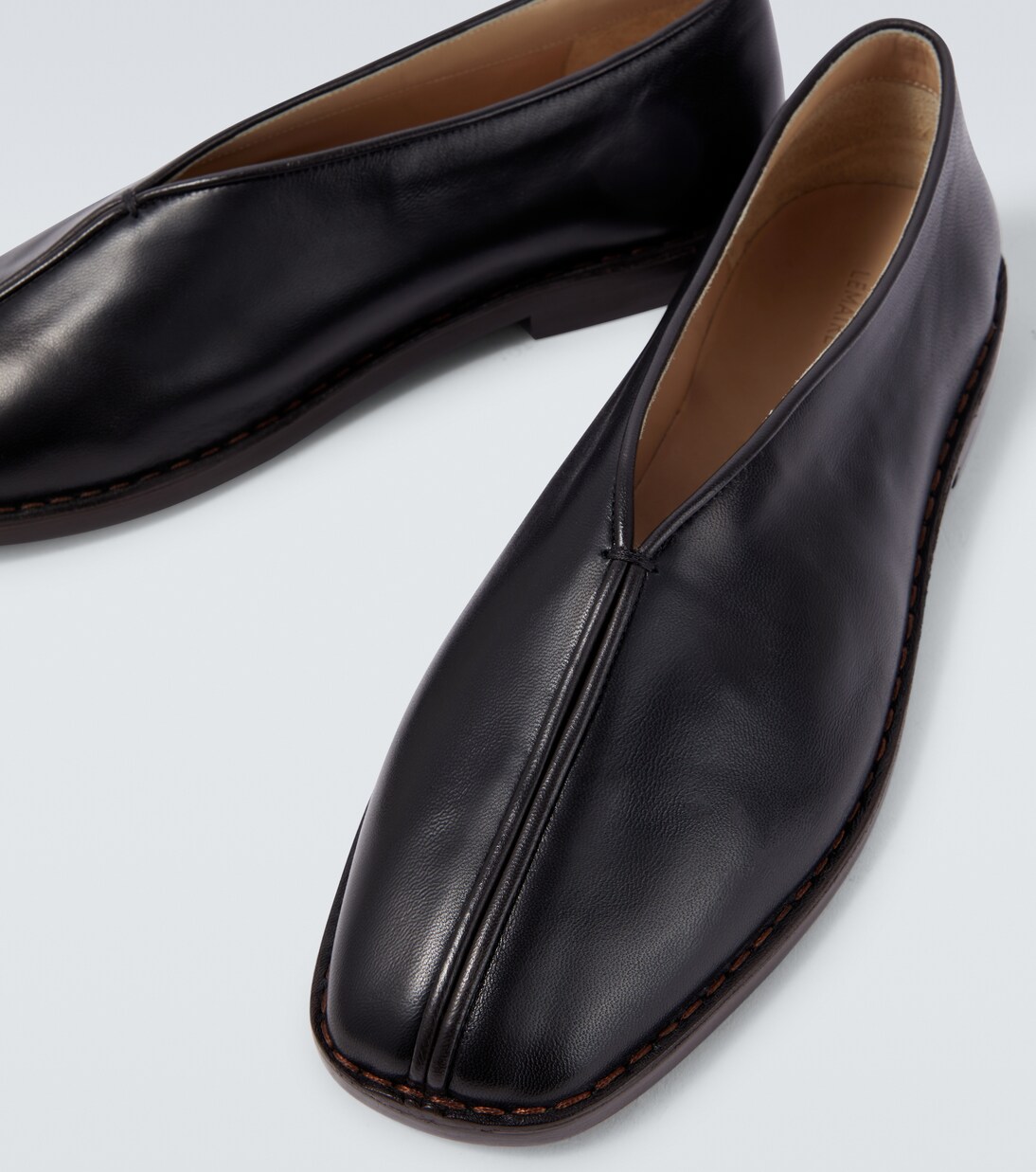 Chaussures slip-on en cuir | Lemaire