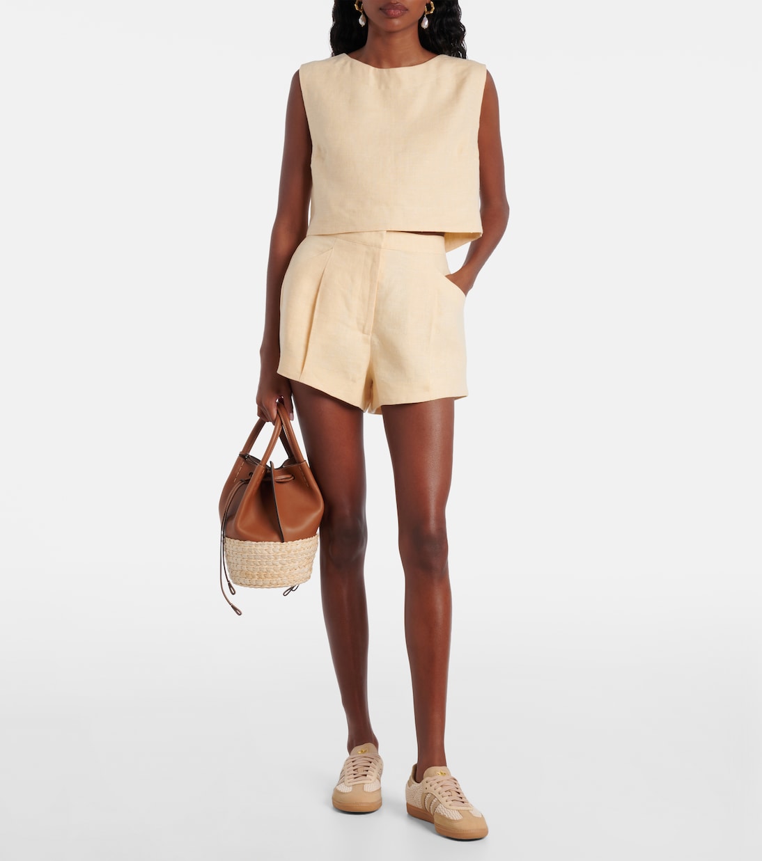 Sneakers Samba OG aus Strick mit Leder | Adidas