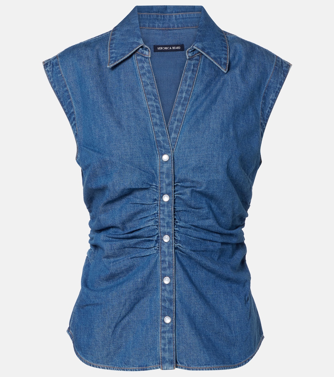 Sera denim top | Veronica Beard