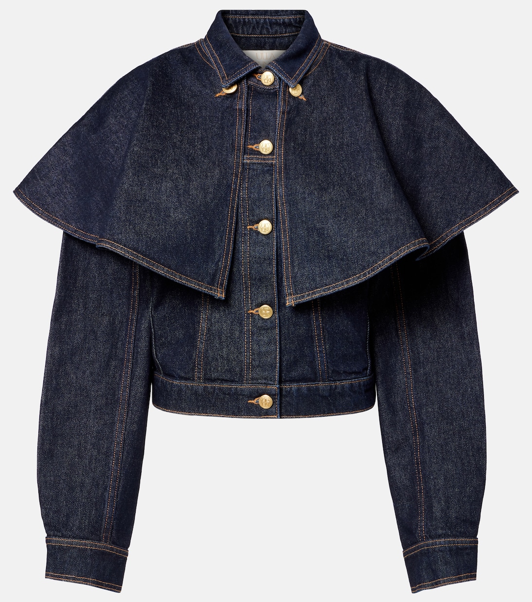 Agata披肩式牛仔夹克 | Ulla Johnson