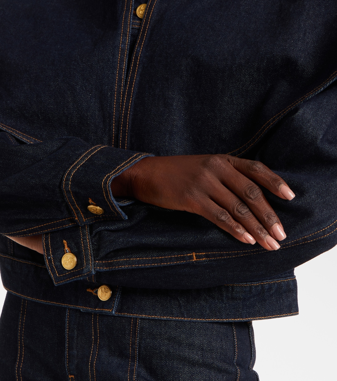 Agata披肩式牛仔夹克 | Ulla Johnson