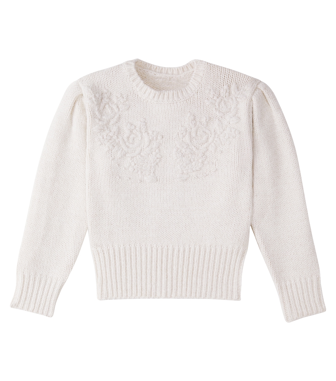 Gabri embroidered lamé sweater | C'era Una Volta