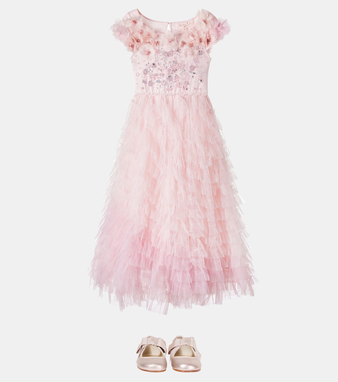 Robe Zahra en tulle à fleurs | Tutu Du Monde