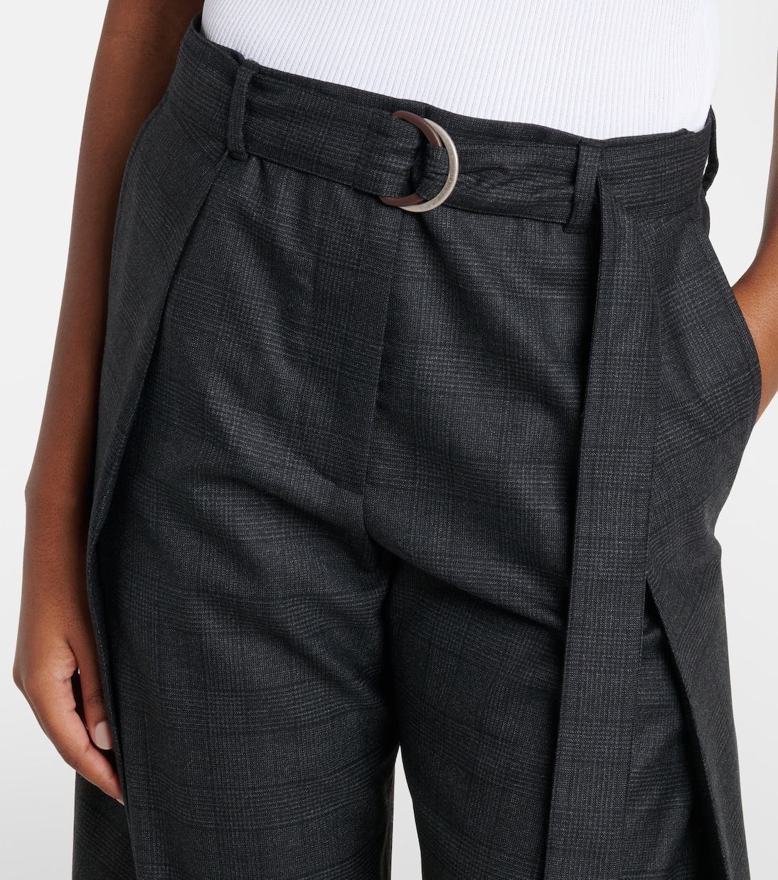 Barrel-Leg Hose aus Wolle | Loewe