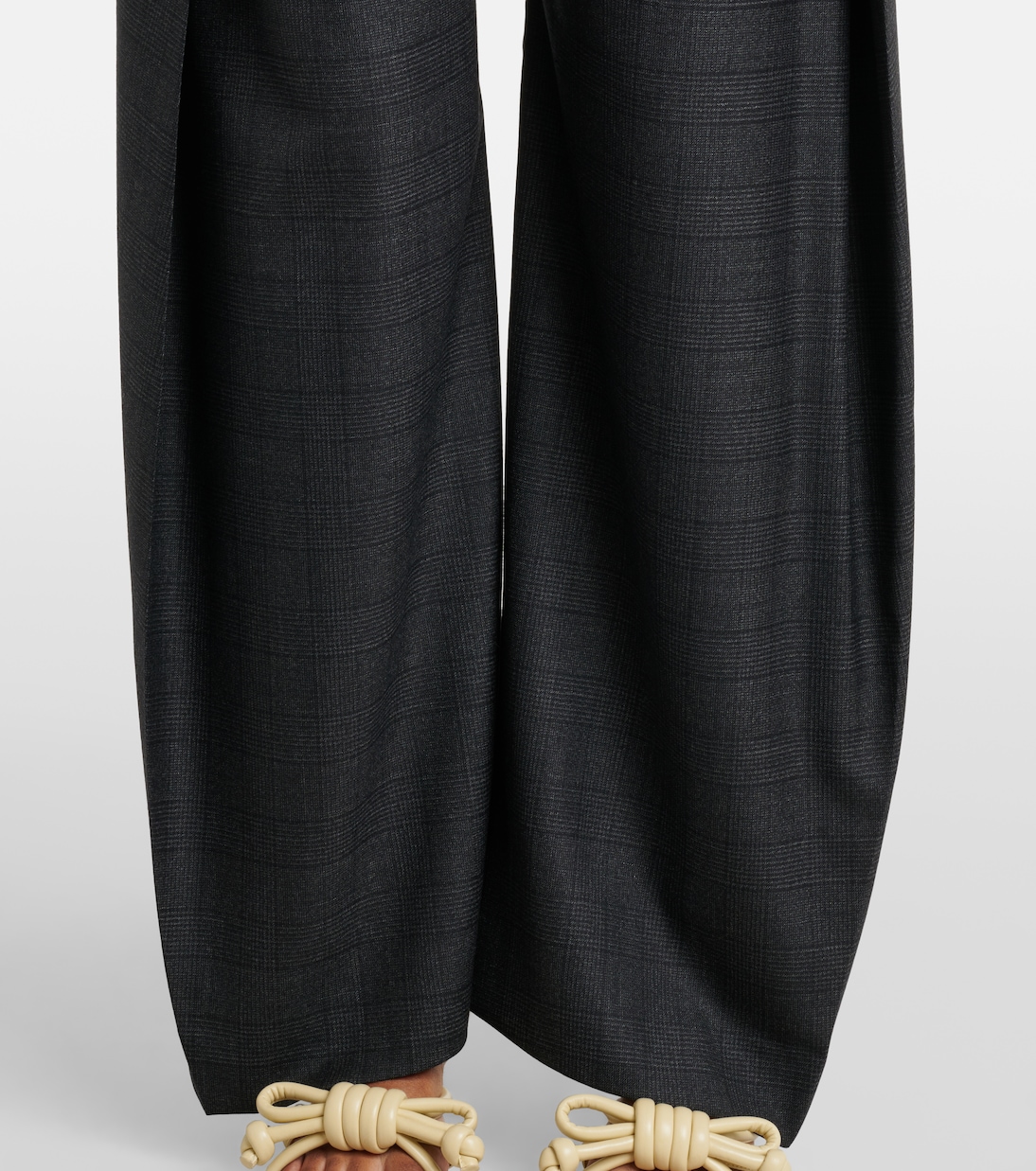 Barrel-Leg Hose aus Wolle | Loewe