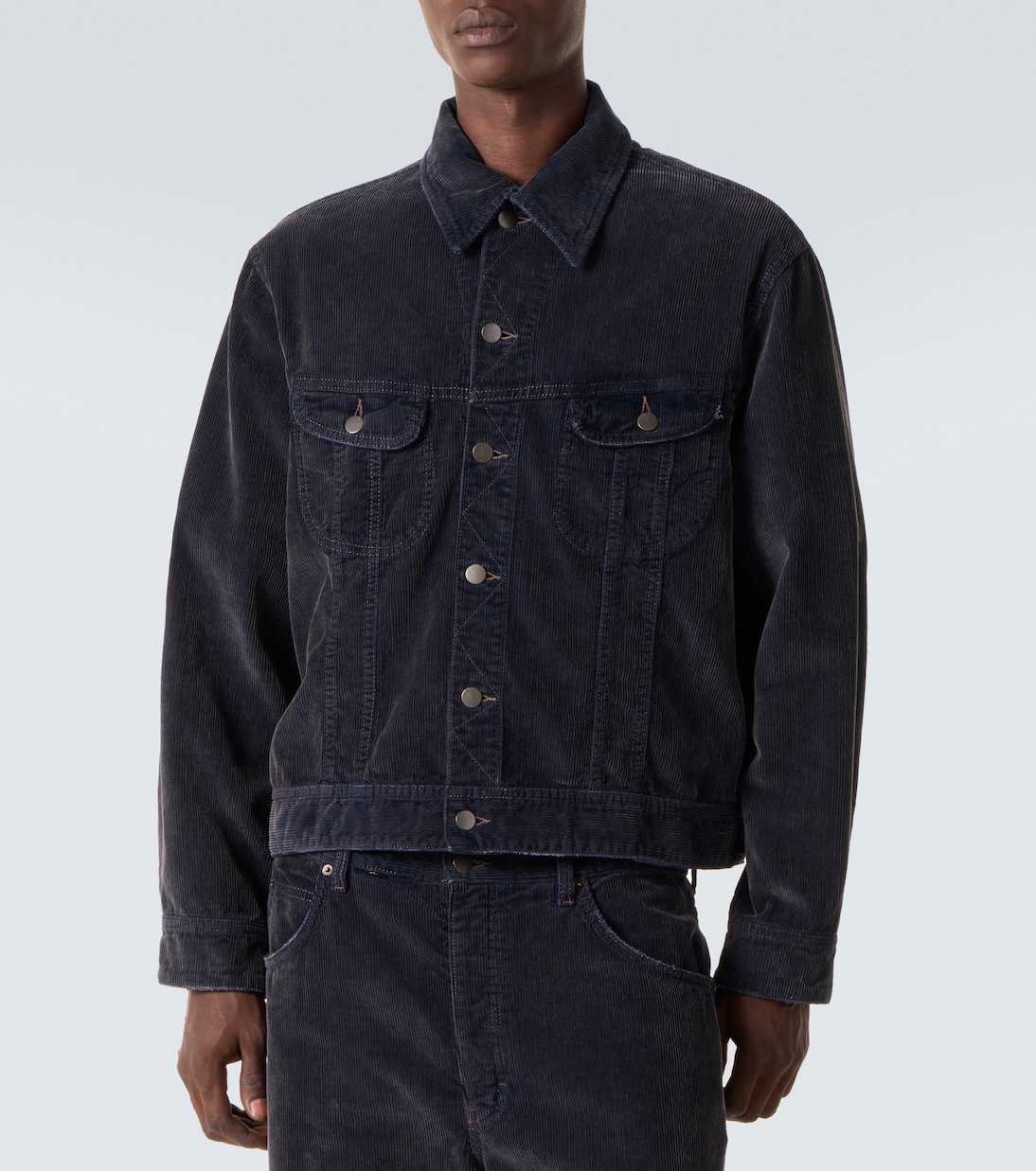 X Aaron Levine Jacke Derby aus Baumwoll-Cord | Studio Nicholson