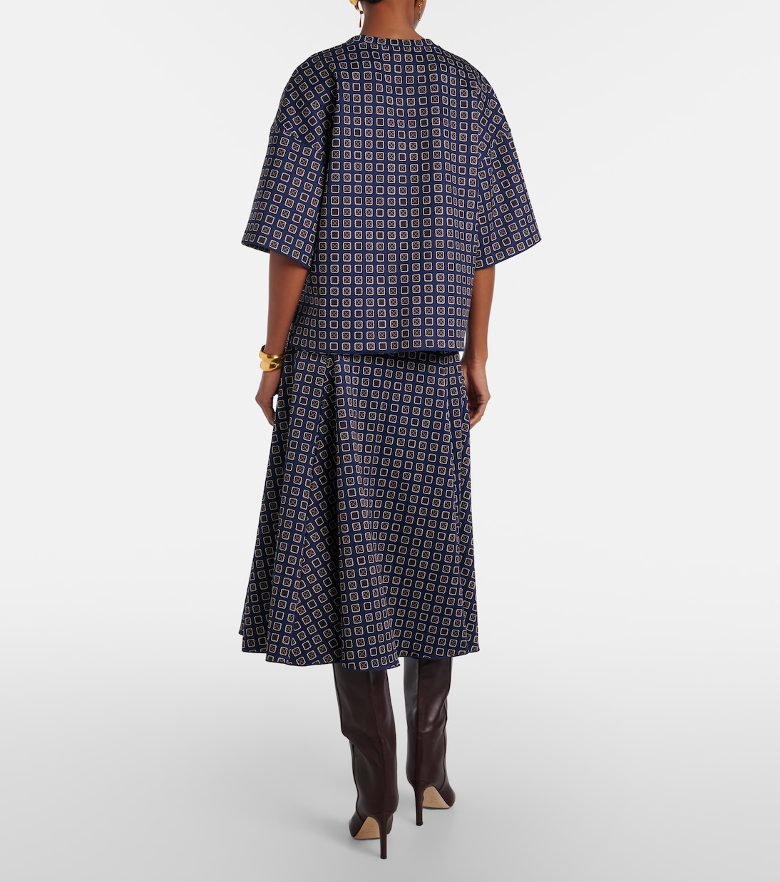 Benda printed jersey midi skirt | Max Mara