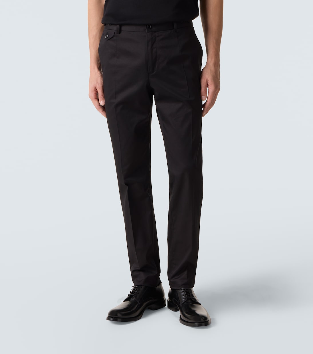 Schmale Hose aus einem Baumwollgemisch | Dolce&Gabbana