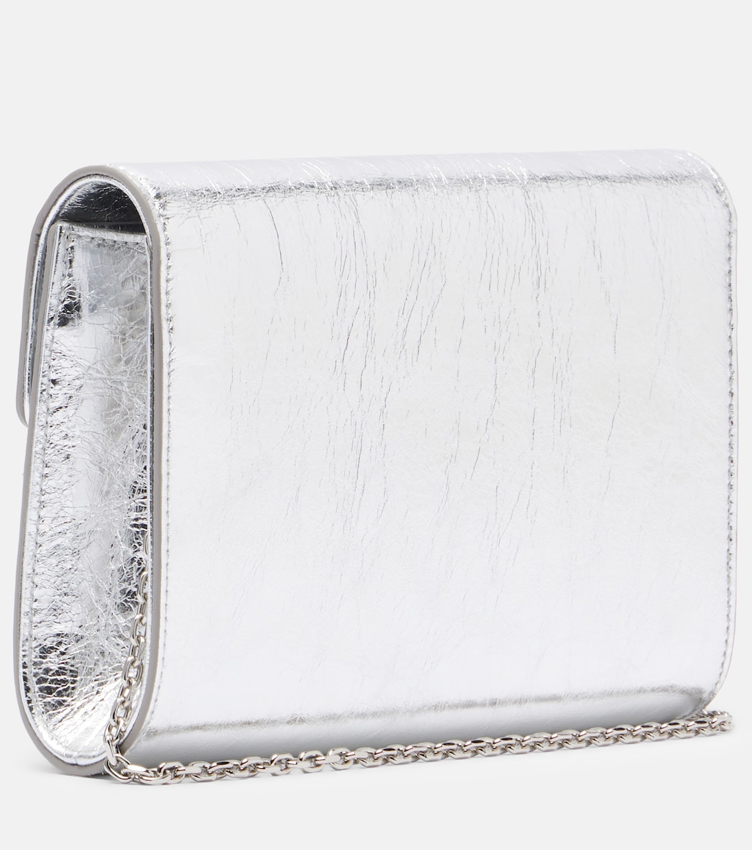 Efflorescence Mini metallic leather clutch | Roger Vivier