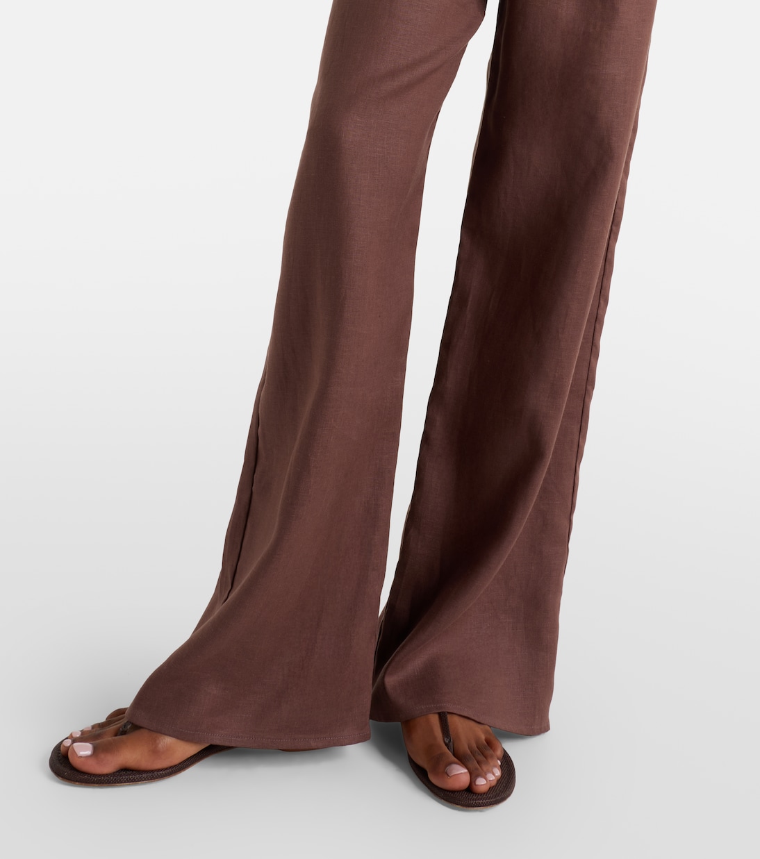 Weite Hose Austin aus Leinen | Asceno