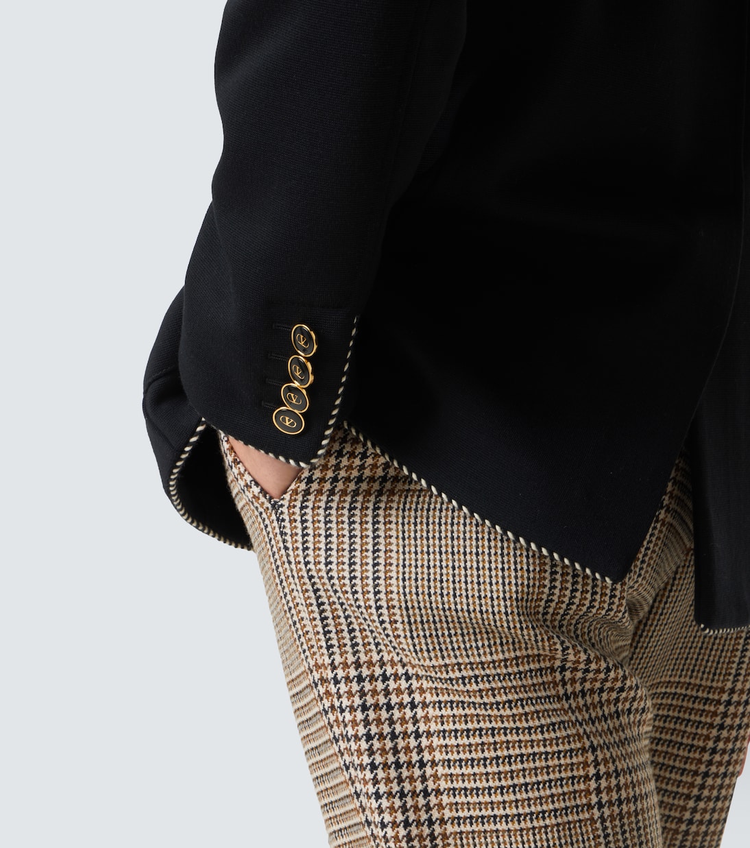 Bestickter Blazer aus Schurwolle | Valentino