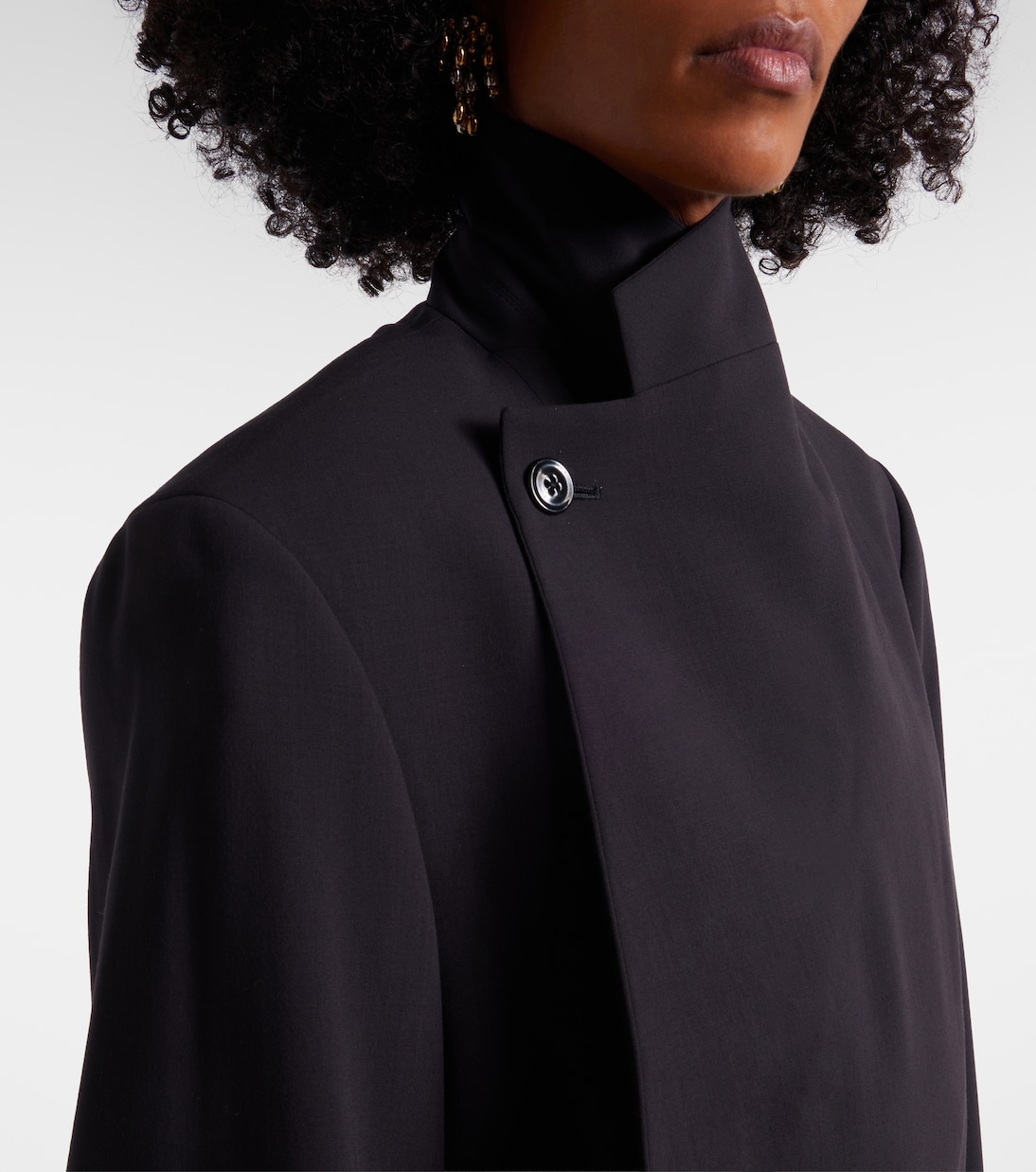 Mantel aus Woll-Crêpe | Lemaire
