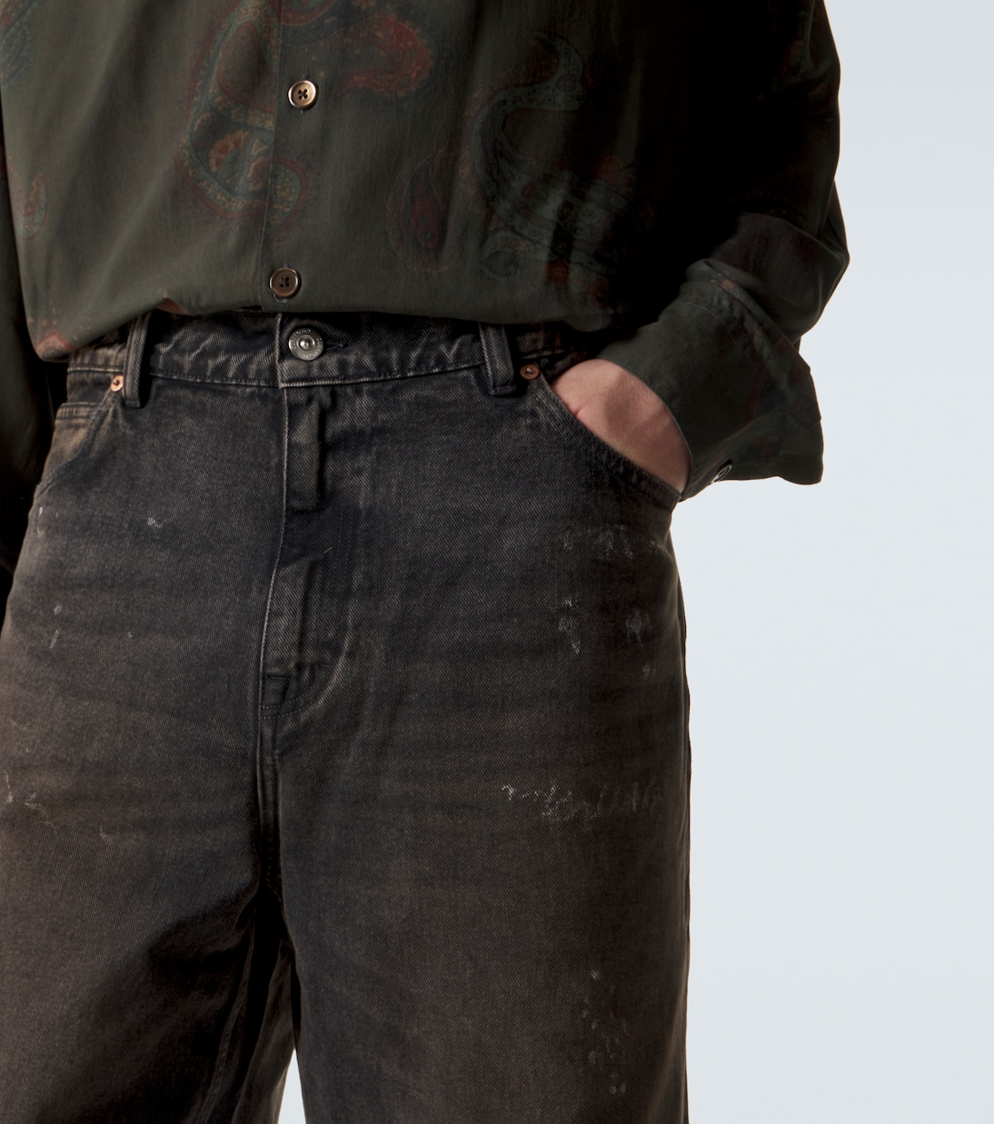 Capri Cut distressed shorts | Our Legacy