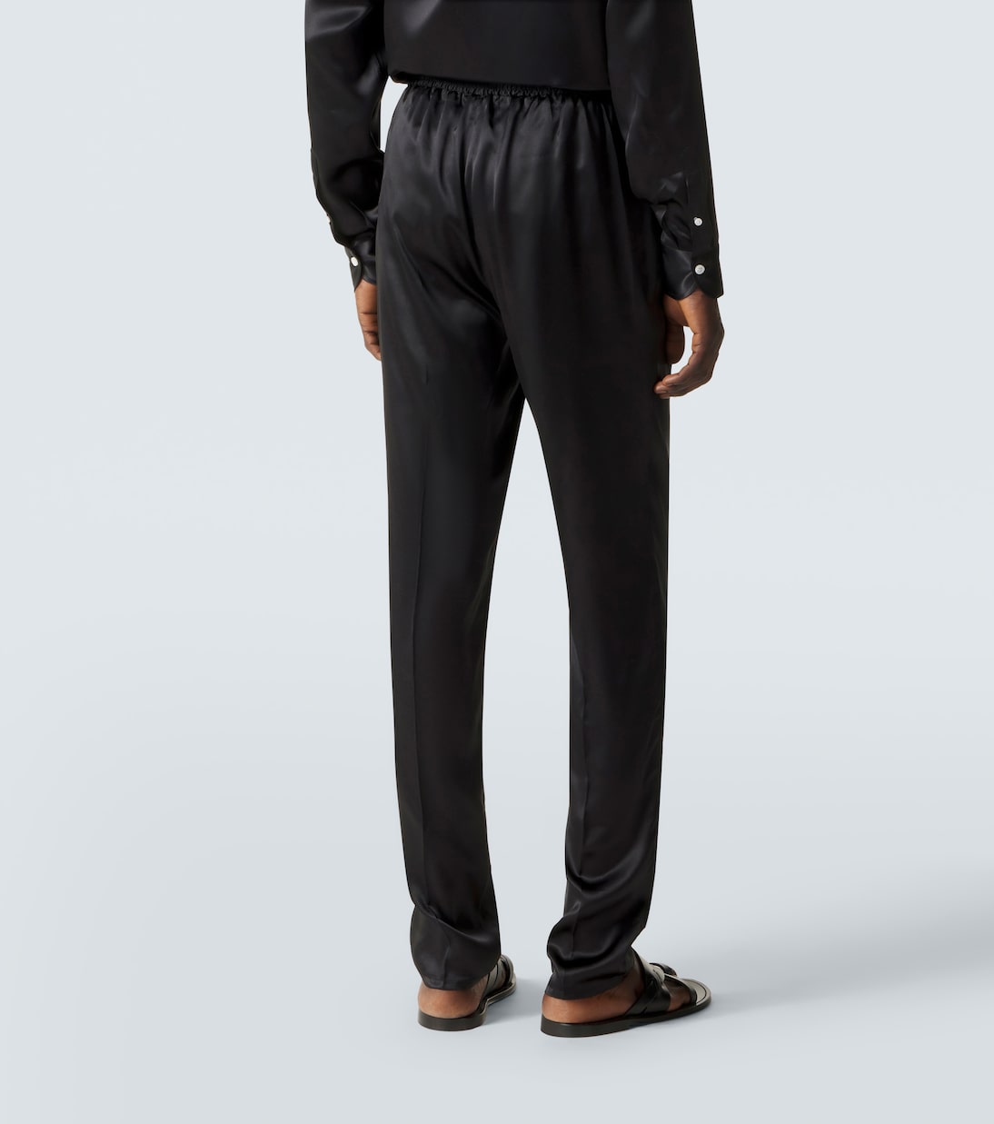 Wendbare Hose aus Seide | Rubinacci