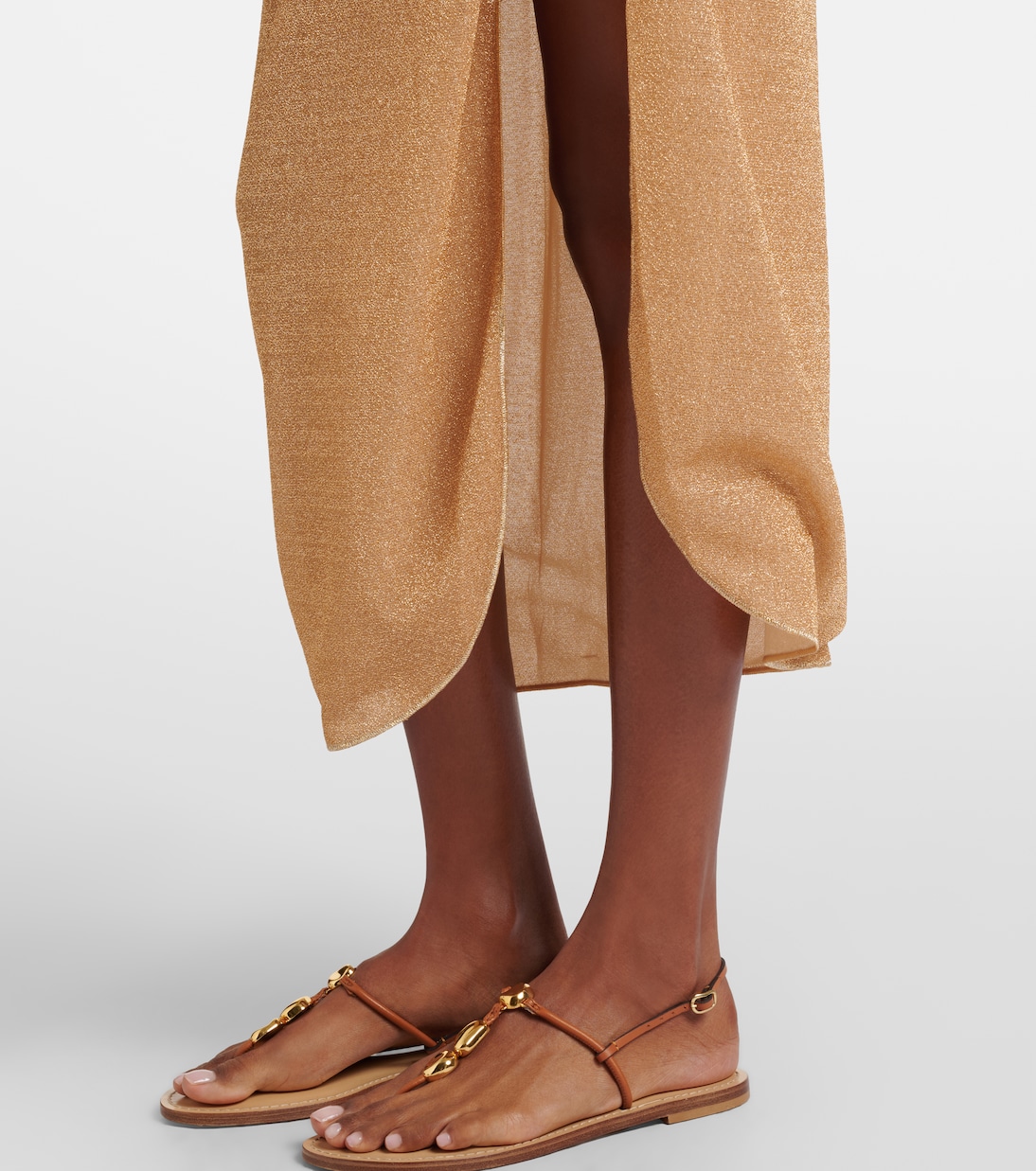 Lumière ring-detail beach cover-up | Oséree