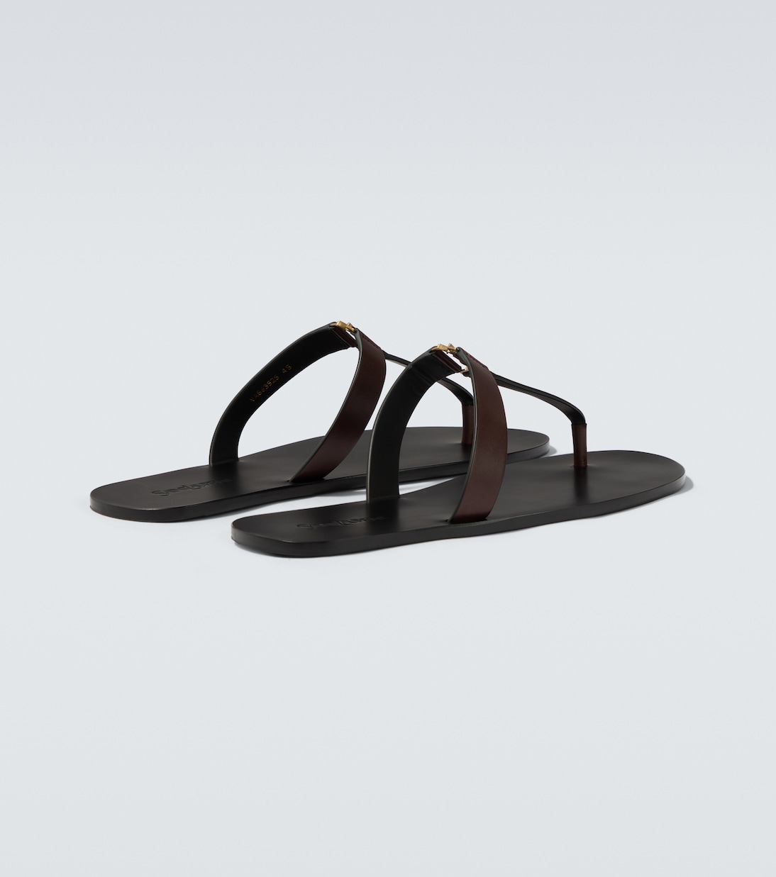 Cassandre leather thong sandals | Saint Laurent