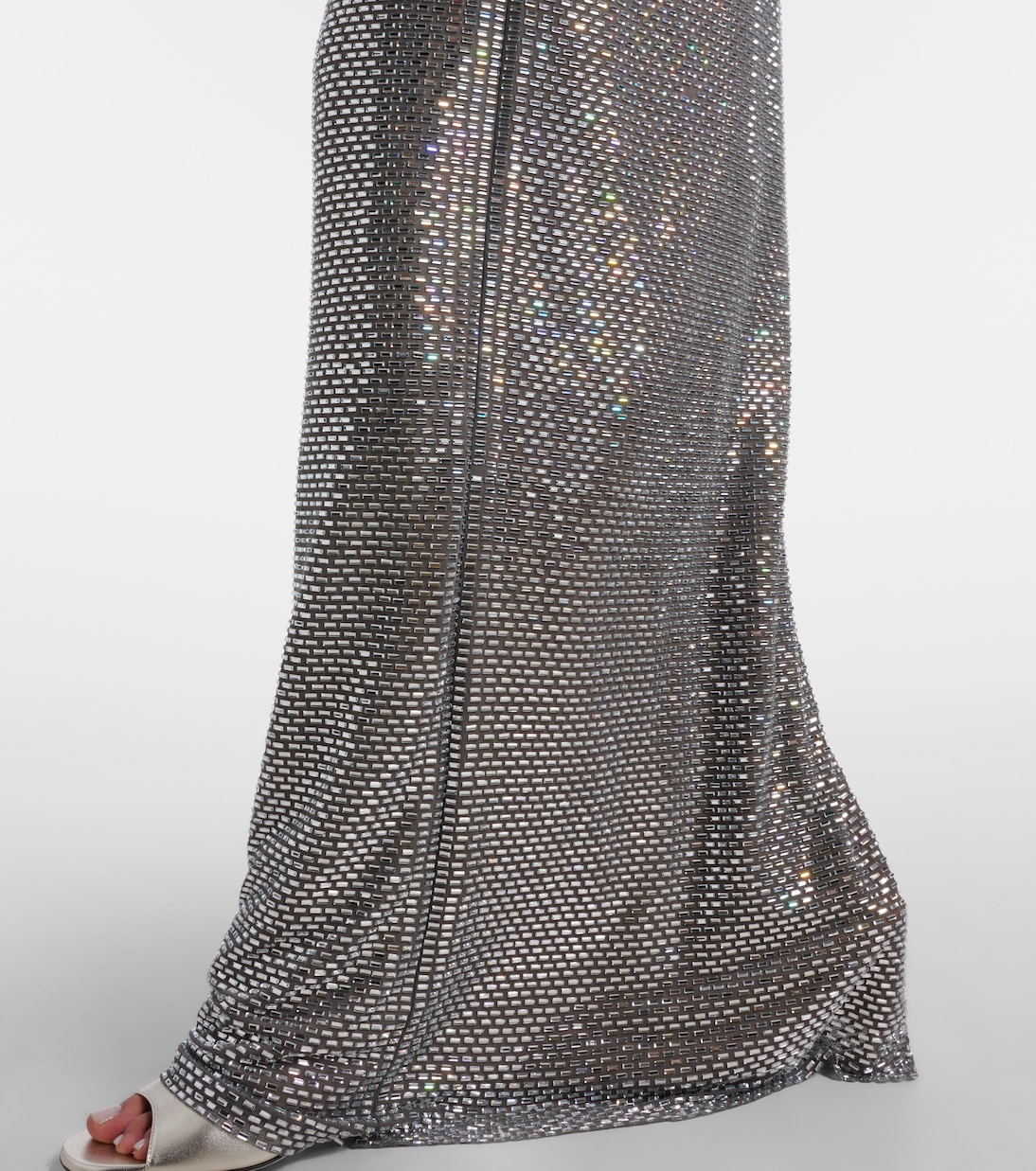 Abito lungo con cristalli | Self-Portrait