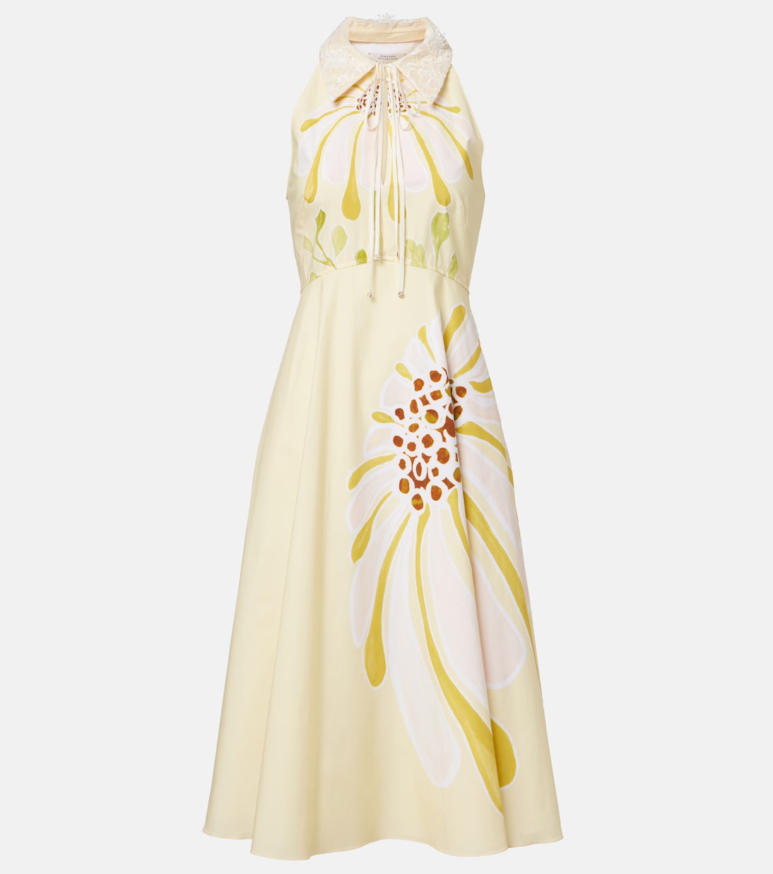 Vestido midi Floral Power en mezcla de algodón floral | Dorothee Schumacher