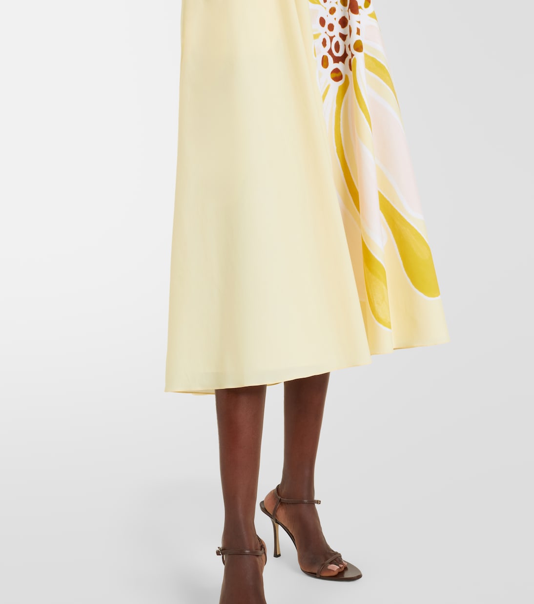 Vestido midi Floral Power en mezcla de algodón floral | Dorothee Schumacher