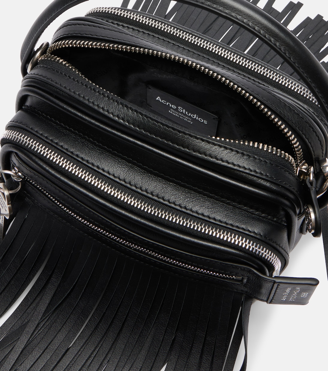 Camero Kit Medium leather shoulder bag | Acne Studios