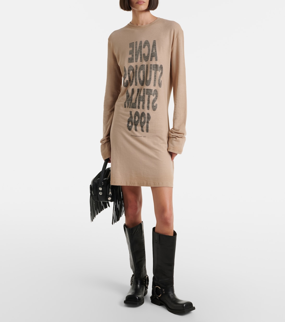 Camero Kit Medium leather shoulder bag | Acne Studios