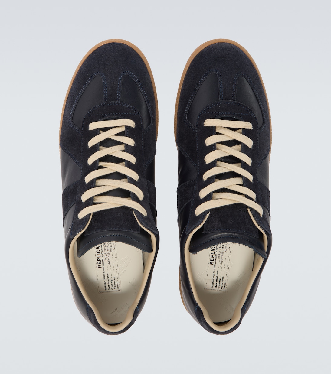 Replica suede and leather sneakers | Maison Margiela