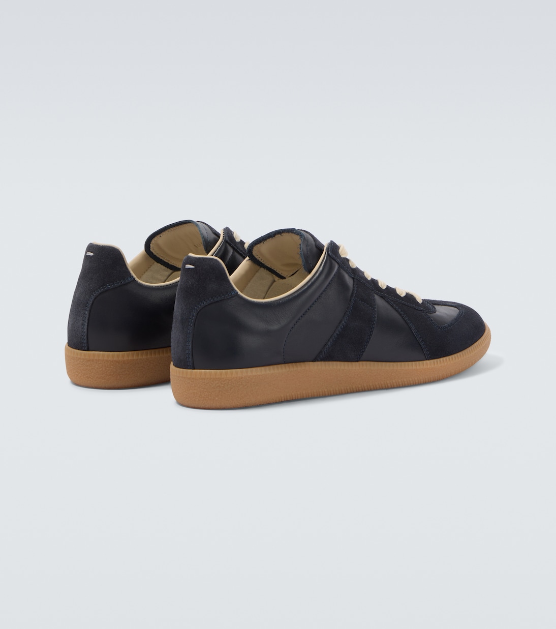 Replica suede and leather sneakers | Maison Margiela