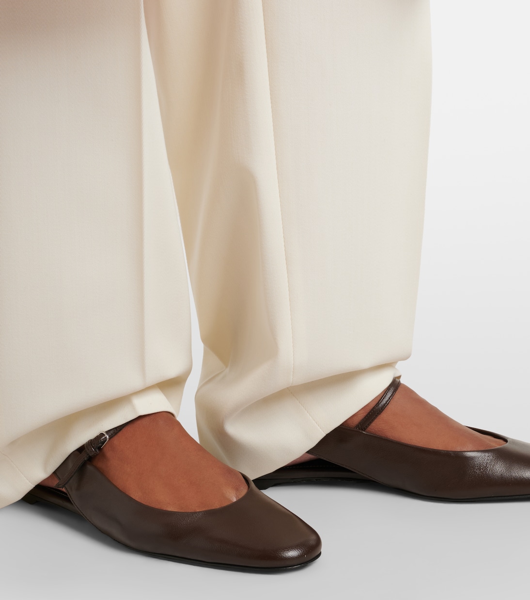 Mary Janes plates en cuir | Toteme