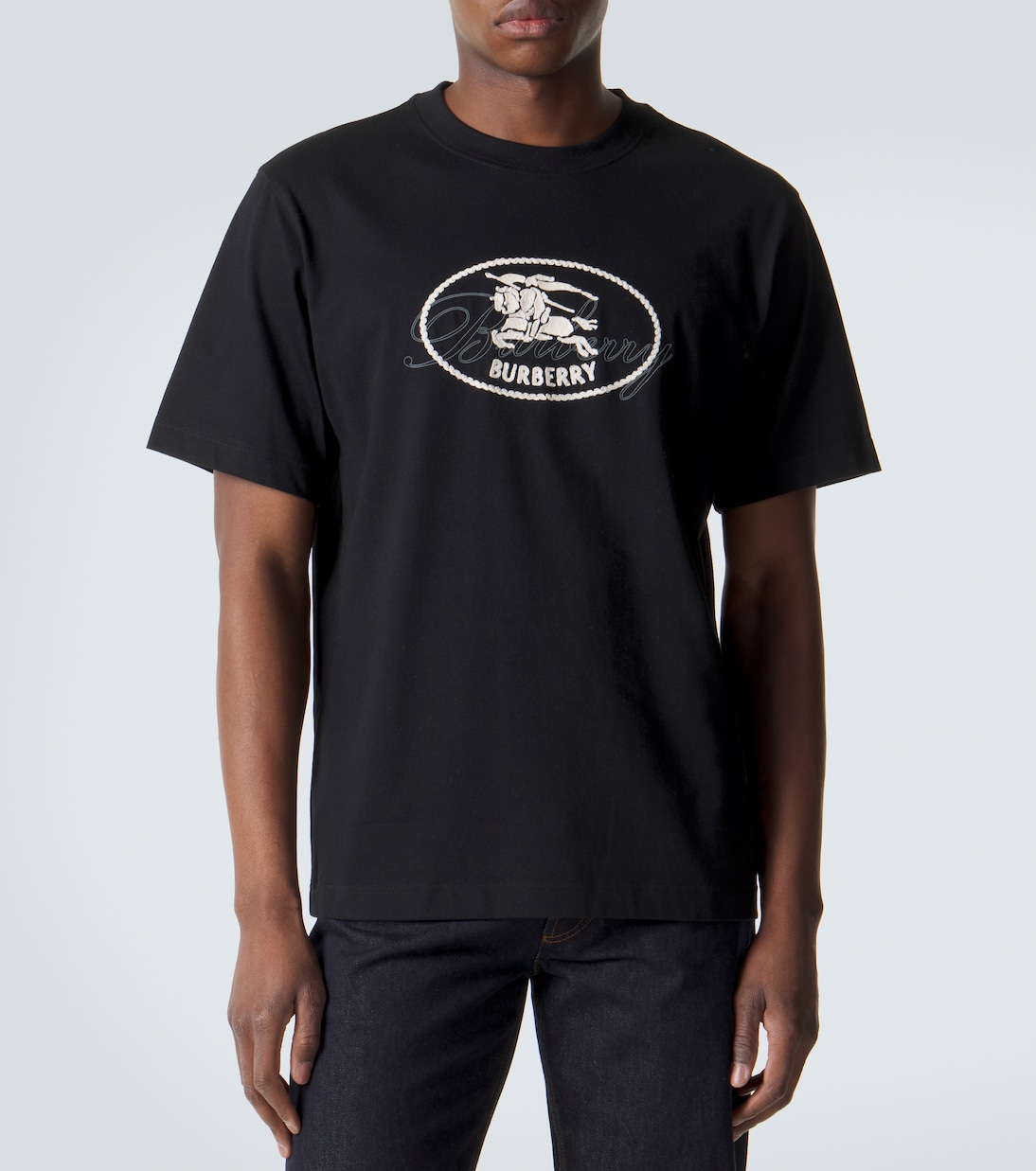 T-shirt Ryan brodé en coton | Burberry