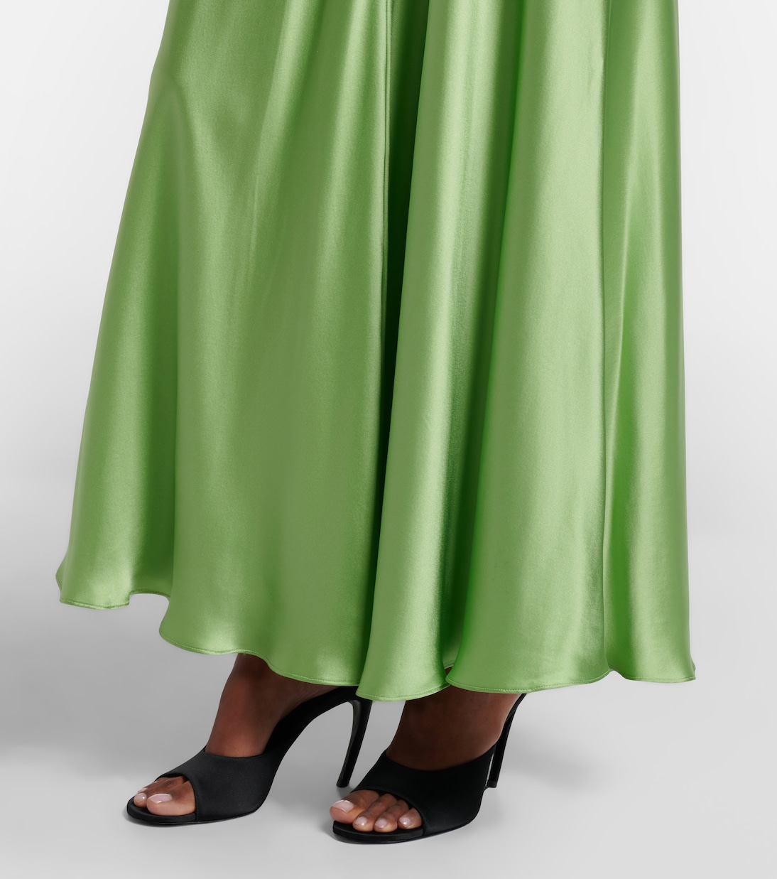 Lace-trimmed silk cocktail dress | Rodarte