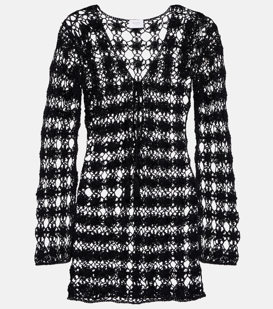 Crochet cotton minidress | Anna Kosturova