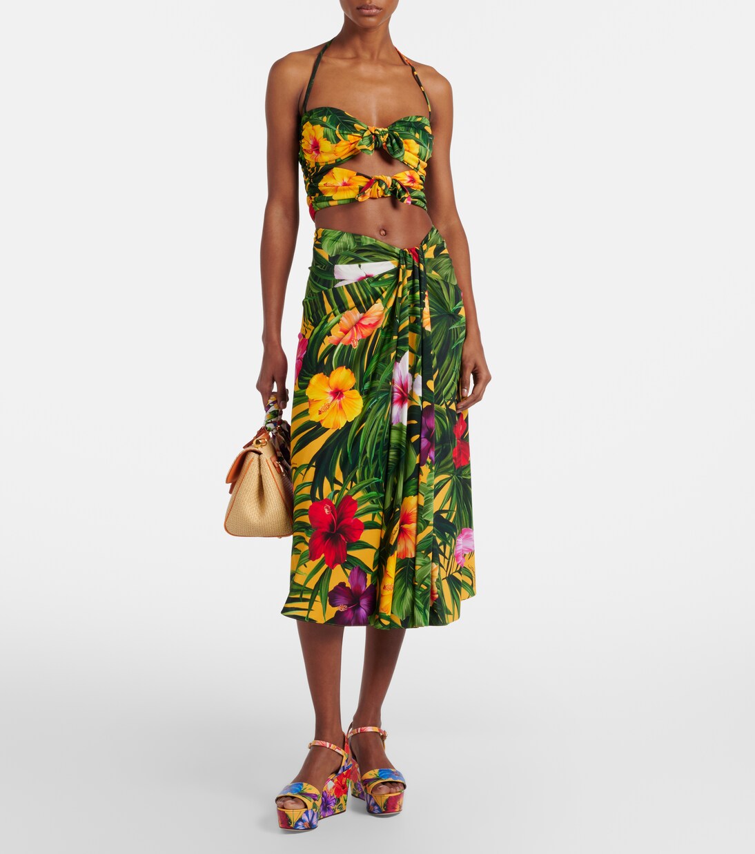 Bianca floral wedges | Dolce&Gabbana