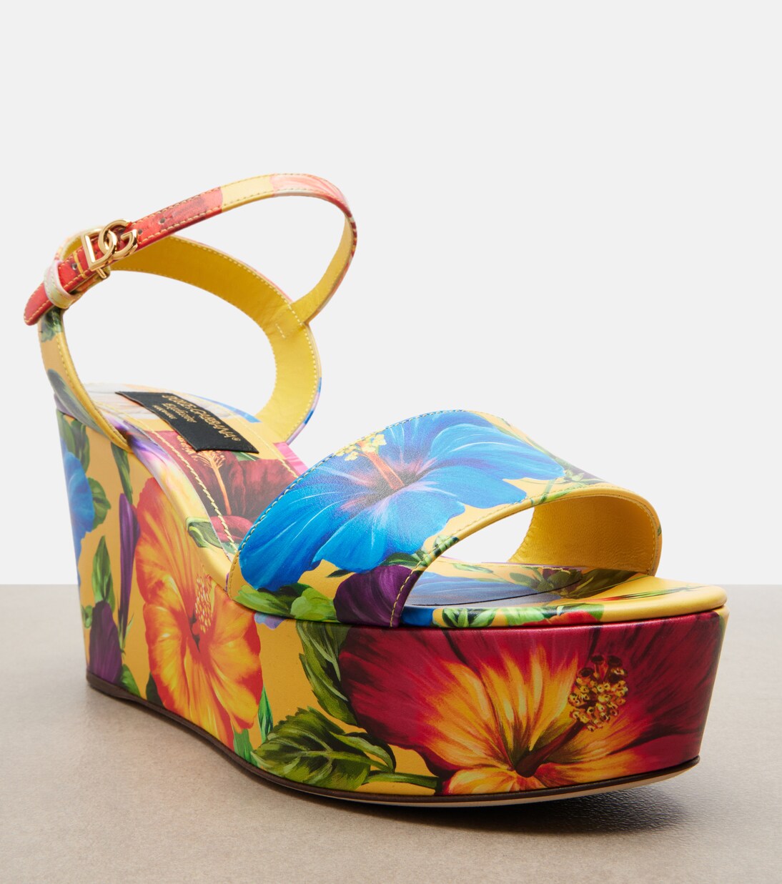 Bianca floral wedges | Dolce&Gabbana