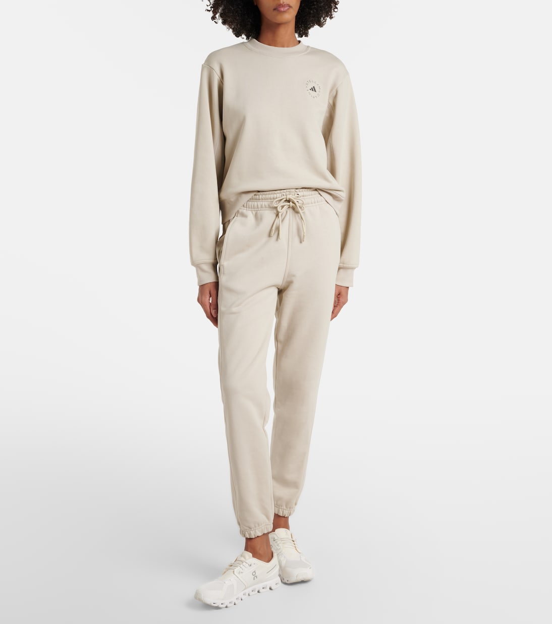 Logo cotton sweatshirt | Adidas by Stella McCartney