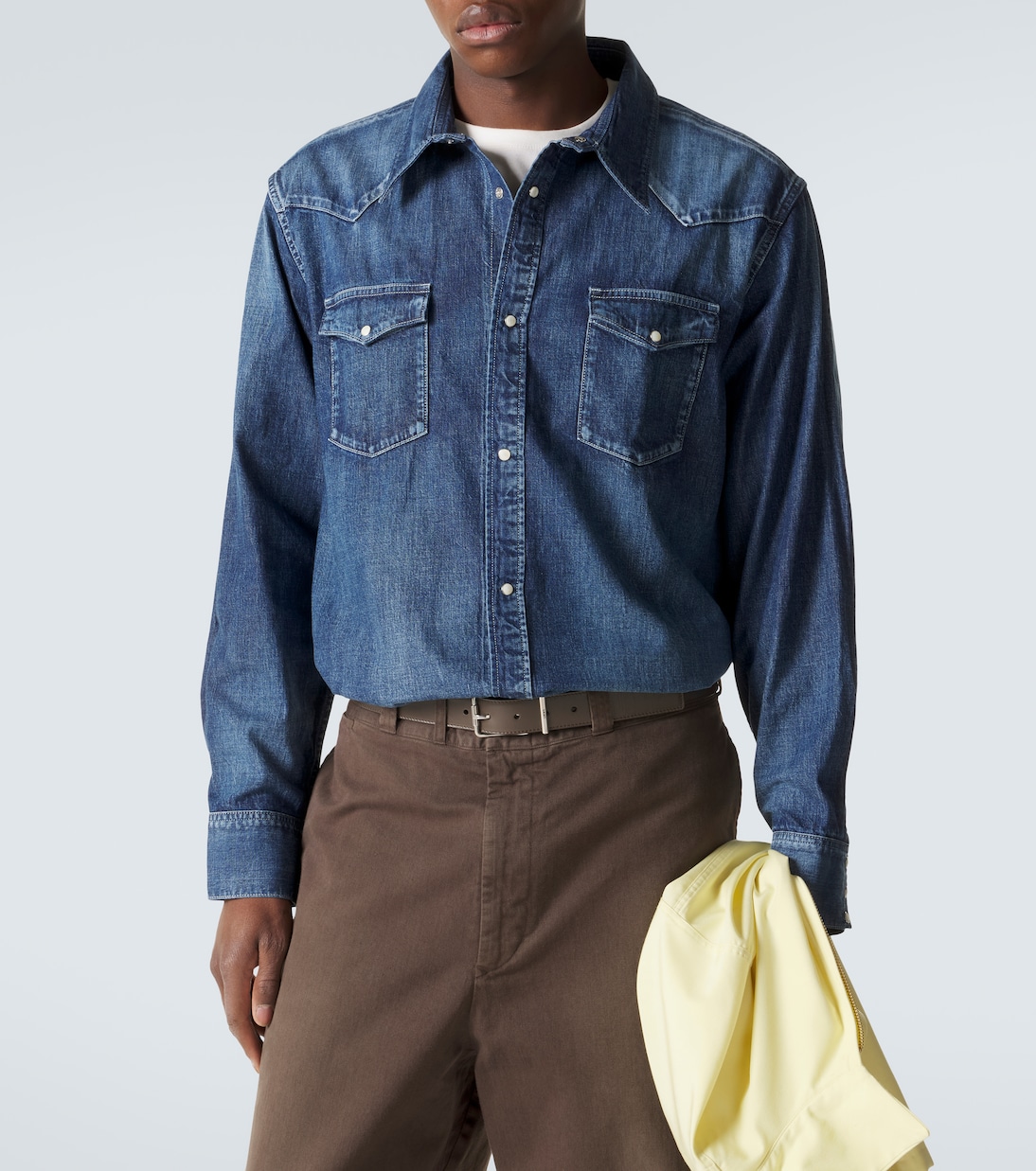 Social Sculpture faded denim shirt | Visvim