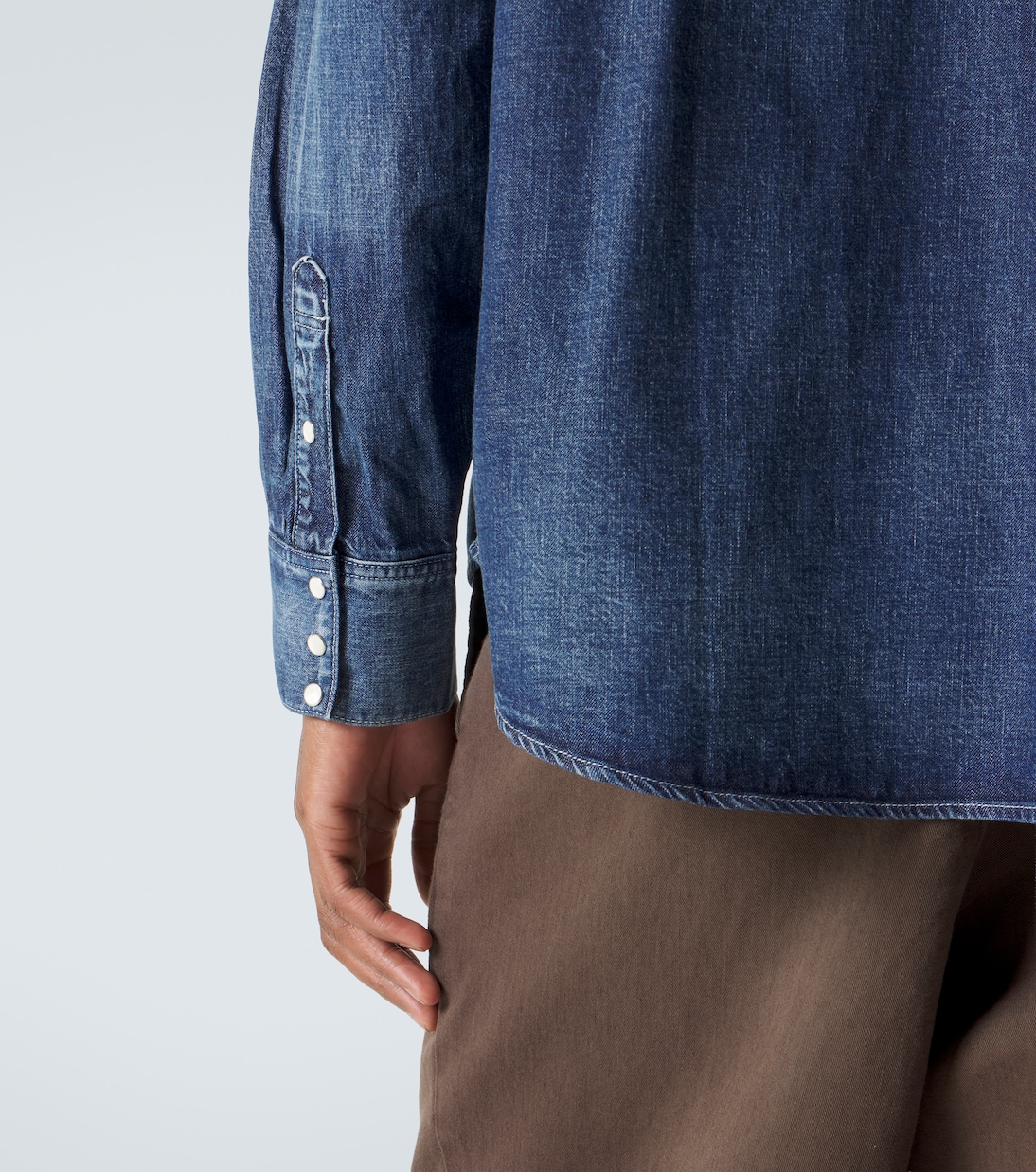 Social Sculpture faded denim shirt | Visvim