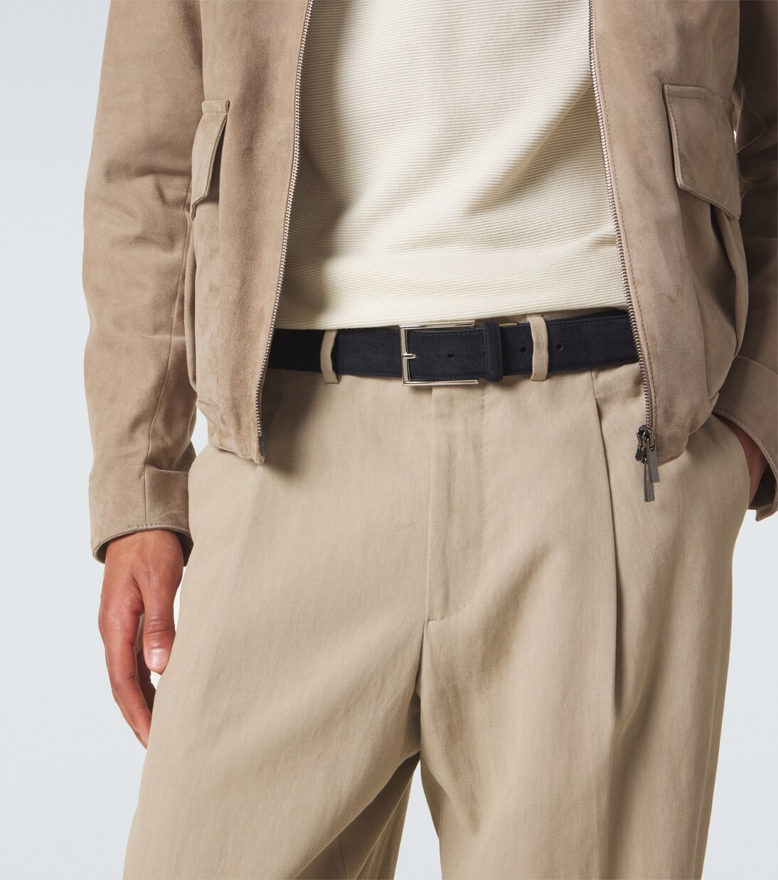 Suede belt | Canali