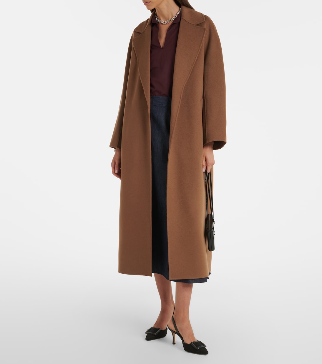 Virgin wool wrap coat | 'S Max Mara