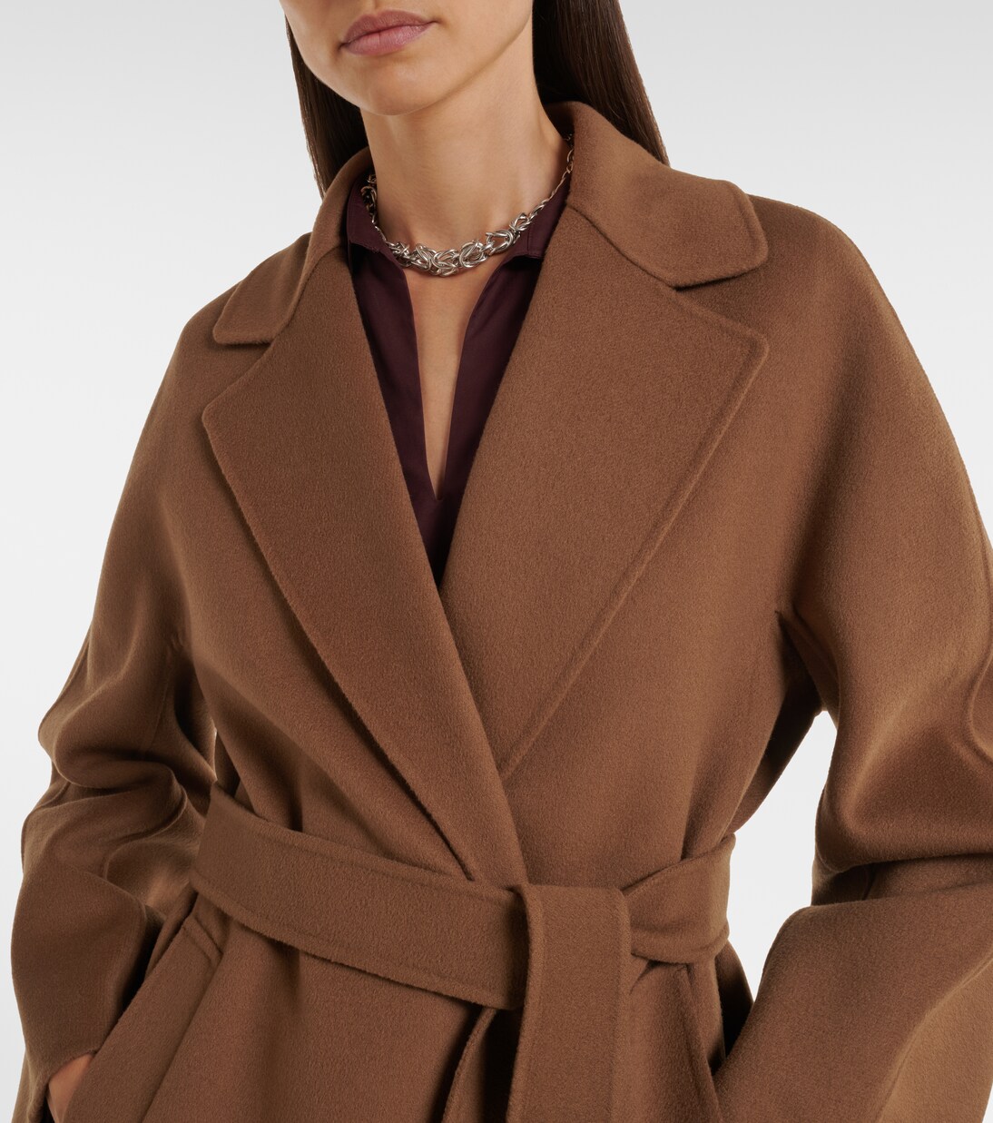Virgin wool wrap coat | 'S Max Mara