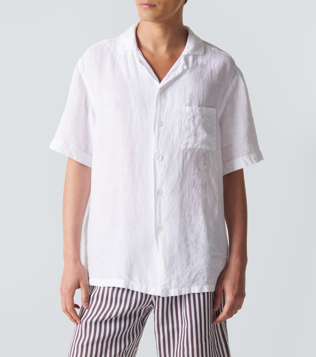Linen bowling shirt | Fedeli