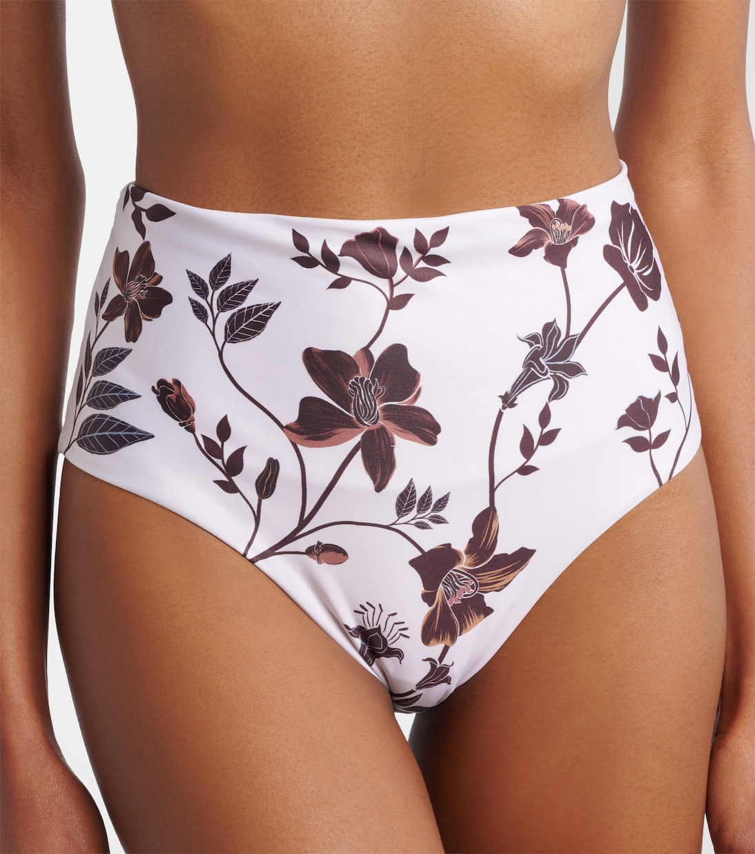Magenta floral bikini bottoms | Agua by Agua Bendita