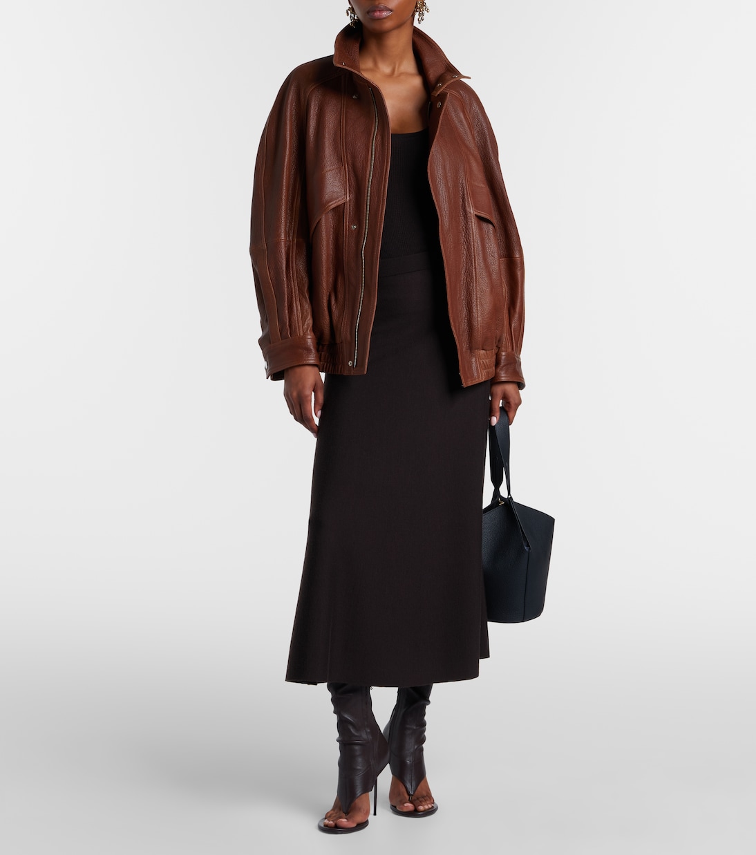 Bomberjacke Ariste aus Leder | Nour Hammour