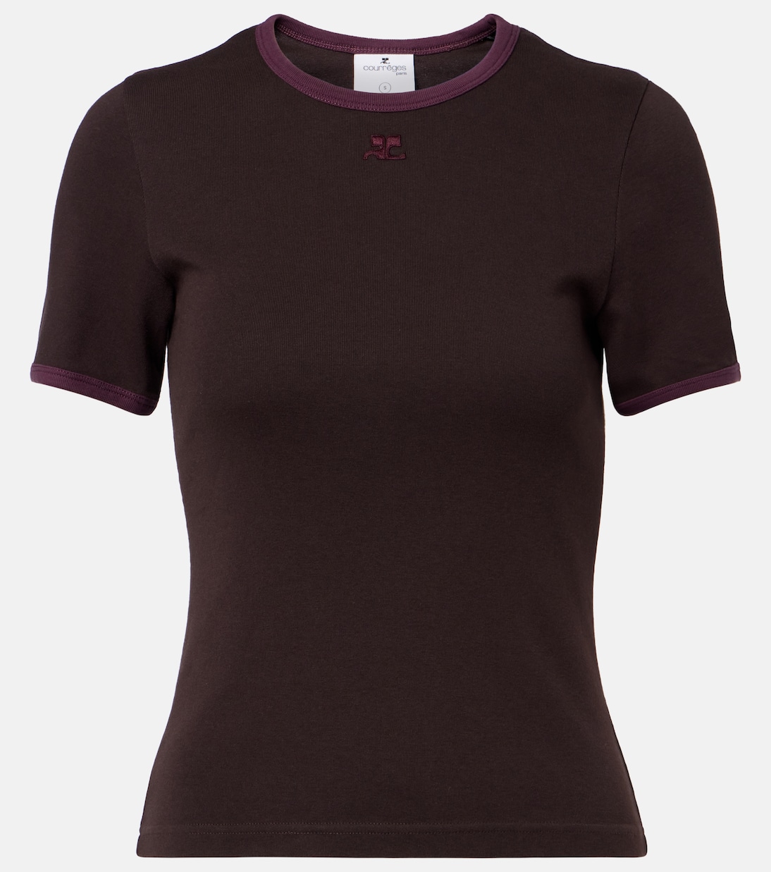 T-Shirt aus Baumwoll-Jersey | Courrèges