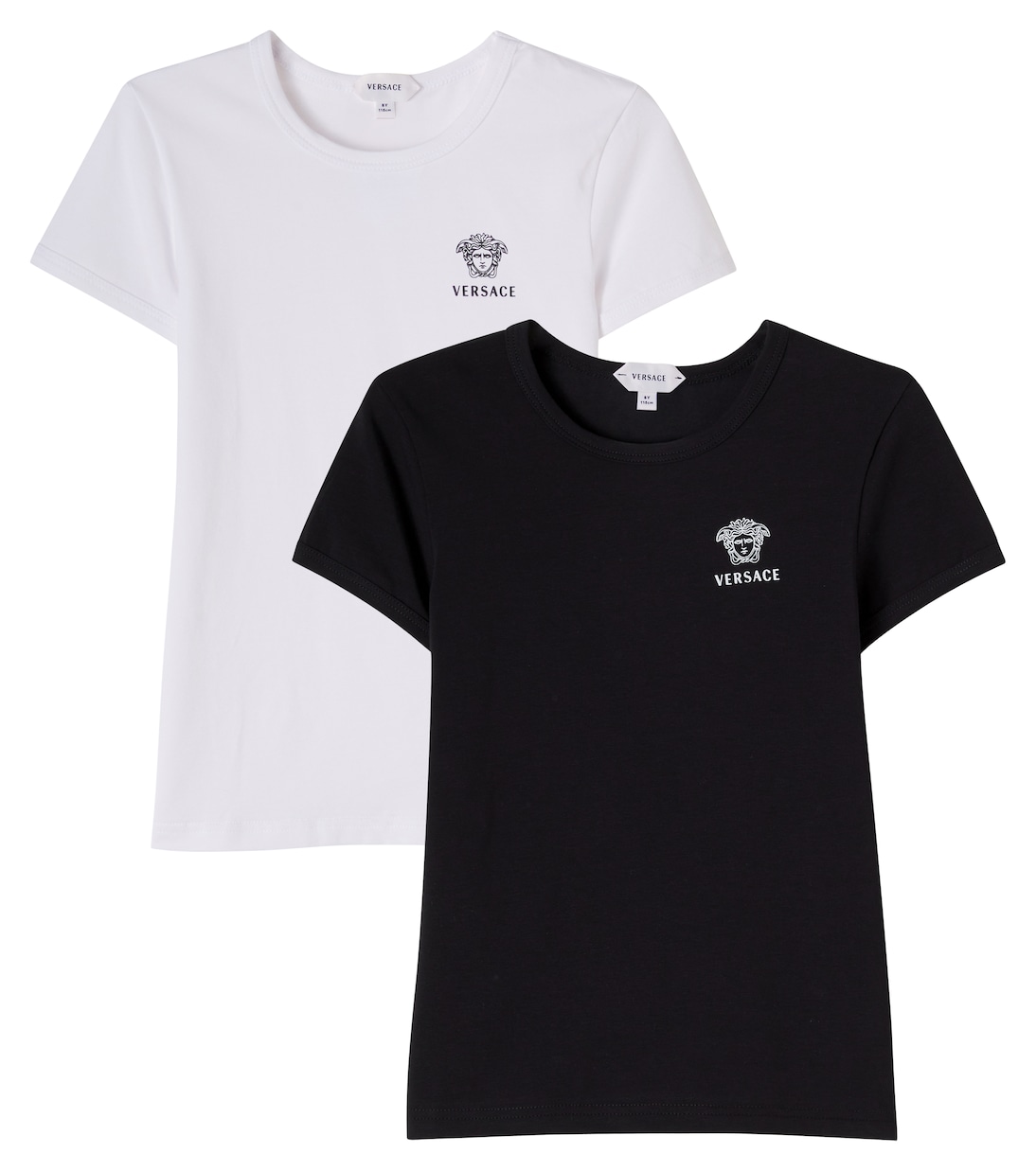 Set of 2 logo cotton-blend T-shirts | Versace Kids