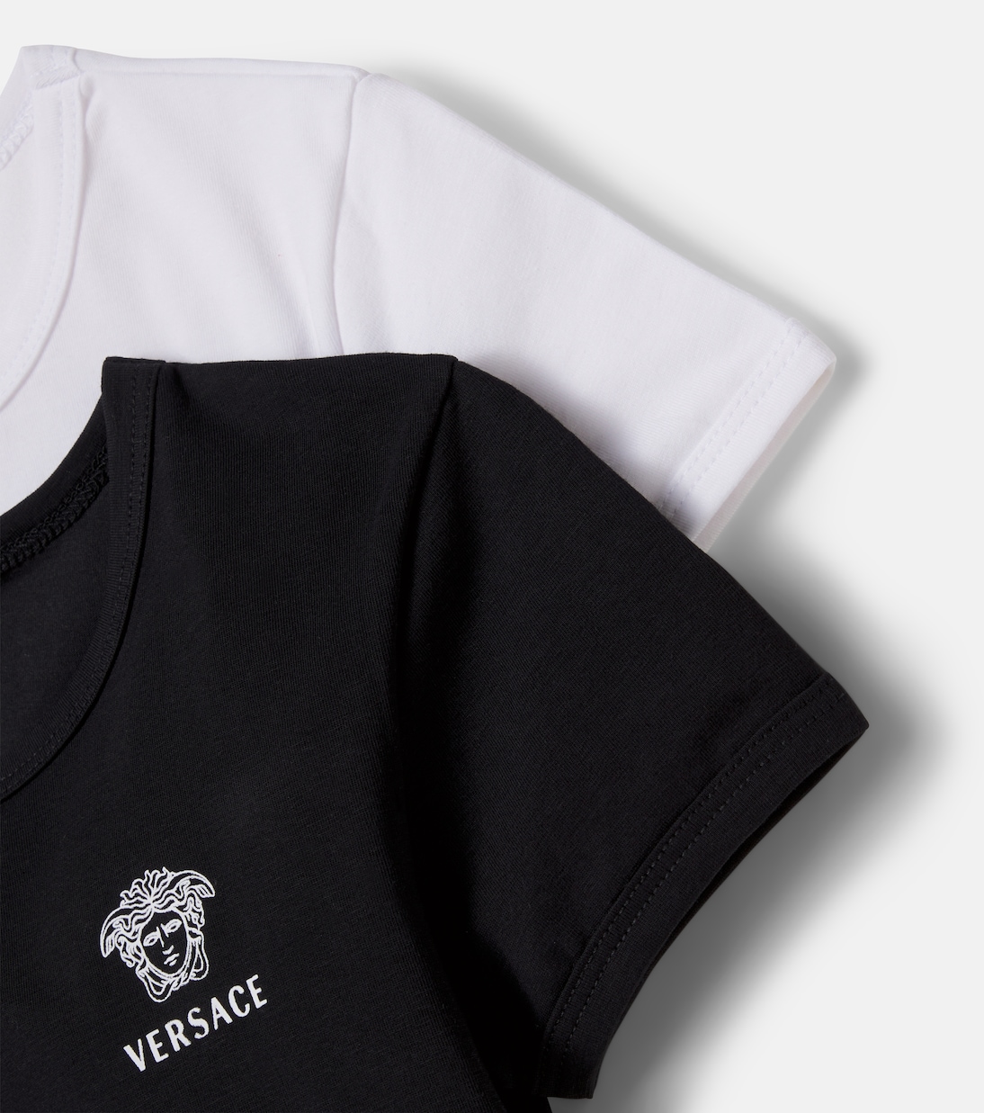 Set of 2 logo cotton-blend T-shirts | Versace Kids